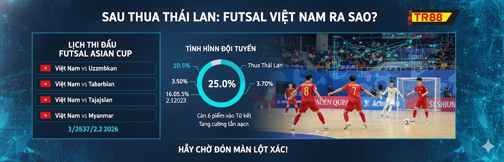 Thua Thái Lan Thì Futsal Việt Nam Ra Sao: Kịch Bản Tứ Kết