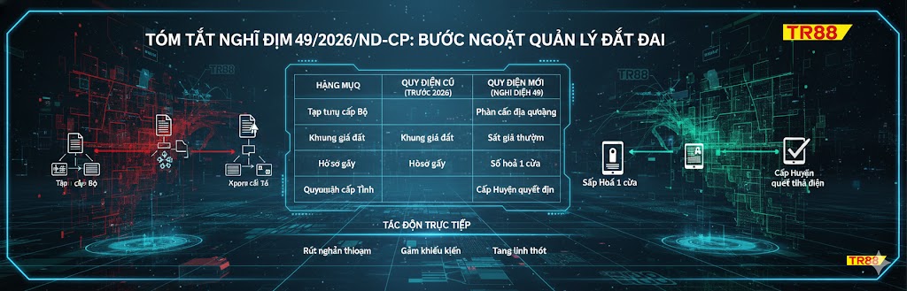 Tóm Tắt Nghị Định 49/2026/NĐ-CP: Bước Ngoặt Quản Lý Đất Đai